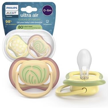 Philips Avent Pack Ultra Air Colors Of Nature Deco 0-6M 2 un