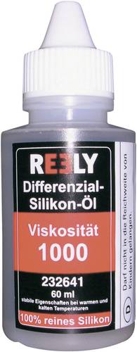 Reely Silikon-Differenzialöl Viskosität CST / CPS 50000 Viskosität WT 1985 60ml