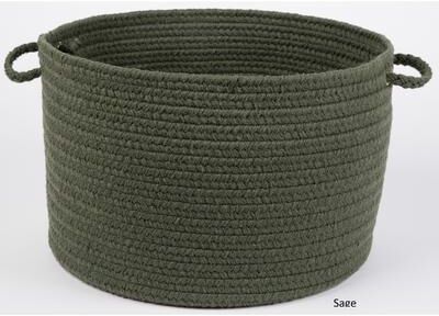 Rhody Rug Madeira 12 x 18-inch Braided Basket