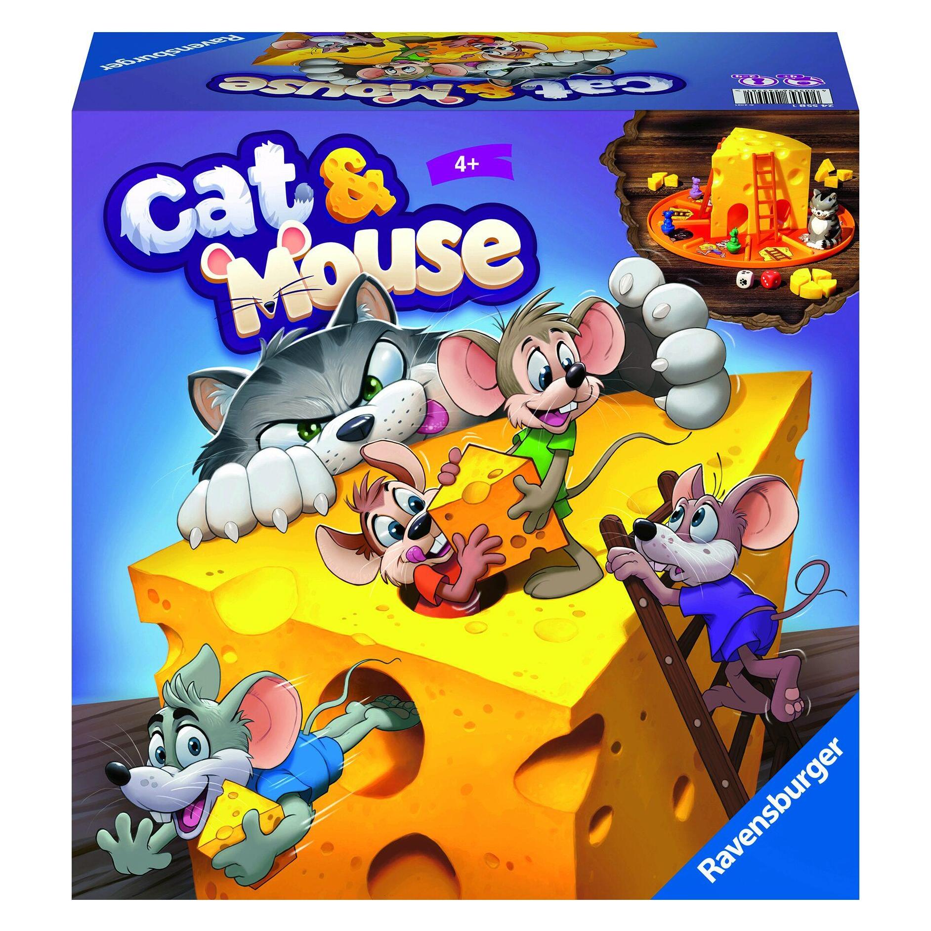 Ravensburger Cat & Mouse Game (Deutsch, Englisch, Französisch, Italienisch, 2 - 4 Spieler) (00.024.558)