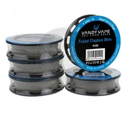 VandyVape Clapton-Wires Serie Wickeldraht SS Clapton Wire SS316L/26ga+30ga 10ft