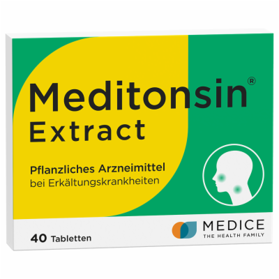MEDICE Arzneimittel Pütter GmbH&Co.KG MEDITONSIN Extract pflanzliche Erkältungstabletten 40 St 19846946