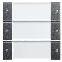 Gira Wippenset 3-fach anth 213328