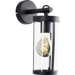 Brilliant Sidney 44290/06 Außenwandleuchte E27 LED Schwarz, Transparent