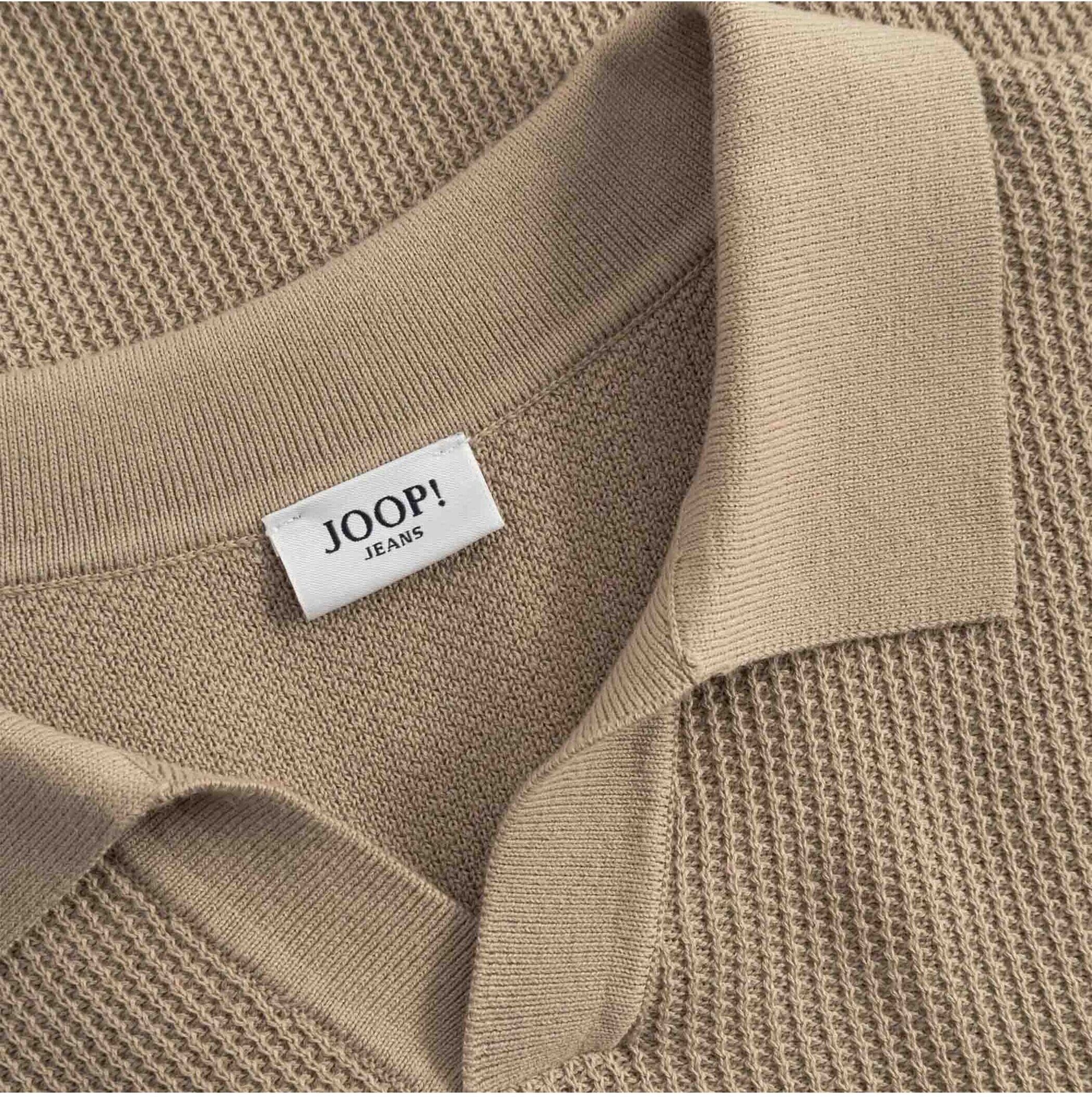 Poloshirt JOOP JEANS "Poloshirt JJK-007 Adrianor 1er Pack", Herren, Gr. L, beige, Obermaterial: 100% Baumwolle CO., Shirts