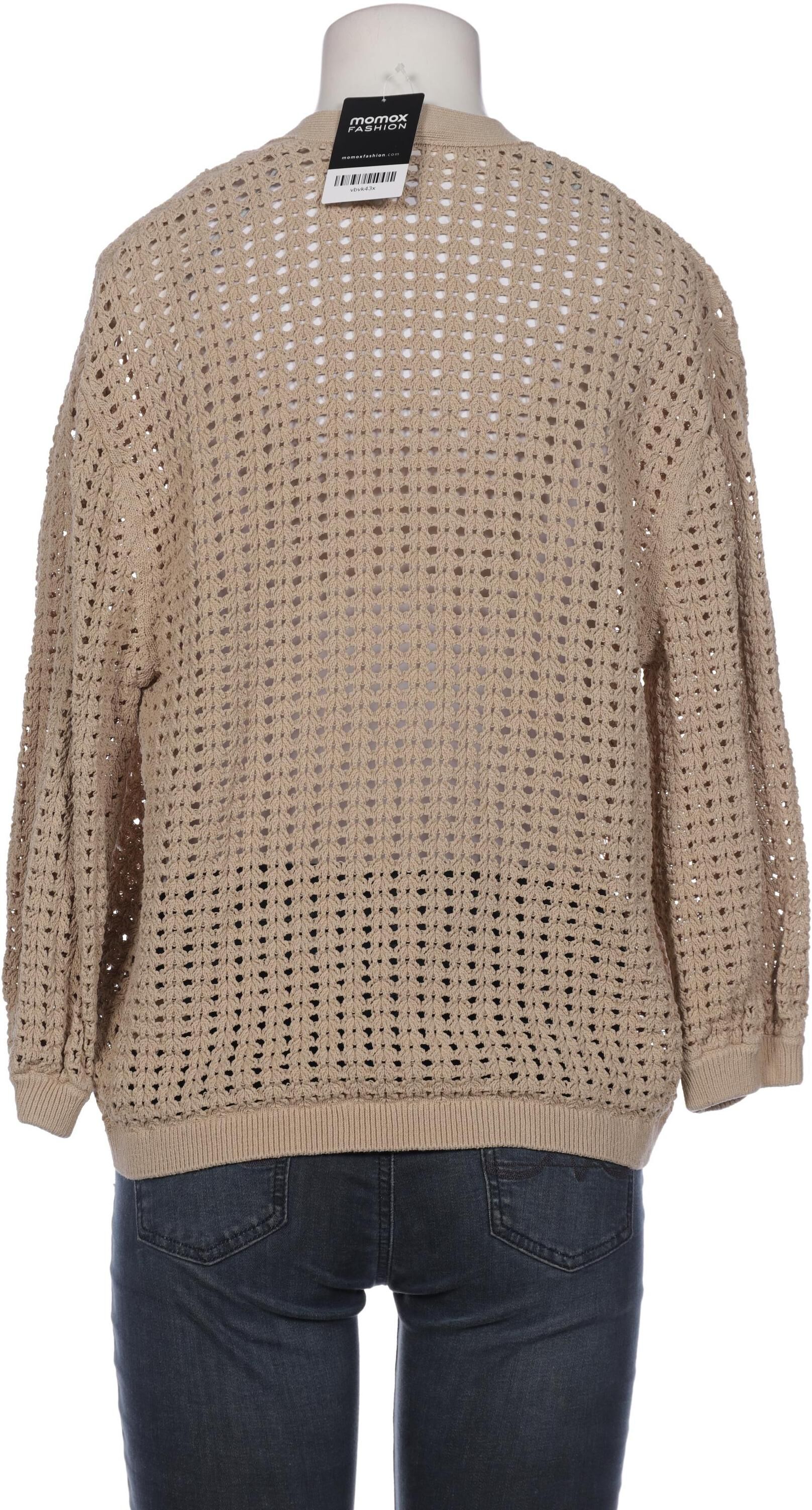 Arket Damen Strickjacke, Beige, Gr. S, Baumwolle - Second Hand