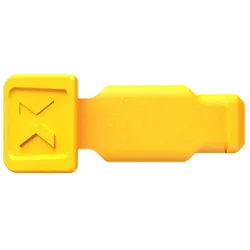 KNIPEX ColorCode Clips gelb (10 Stück) 21 mm gelb - 006110CY - gelb
