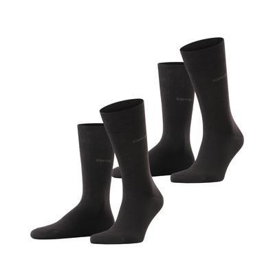Socken ESPRIT "Basic Easy", Herren, Gr. 39-42, schwarz, Baumwollmischung, unifarben, Socken Socken, druckfreier, breiter Komfortbund, atmungsaktiv, uni Socken