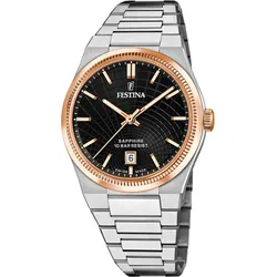 Festina Quarz Herren Swiss Made F20065/4 - schwarz,silber - 40.0mm