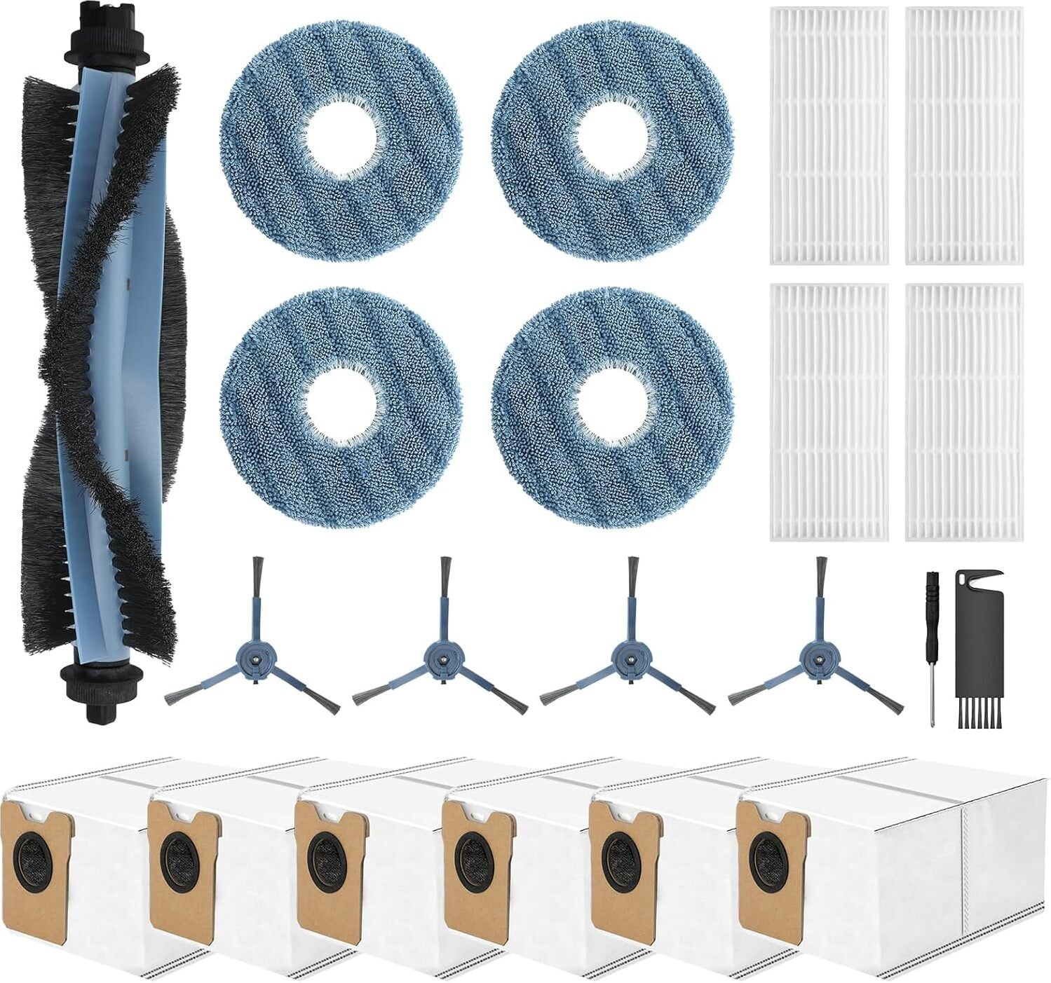 Eufy Omni C20 Stofzuiger Accessoires Kit met Onderdelen