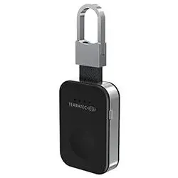 Terratec Charge AIR Key 950 mAh Wireless charging Schwarz, Silber