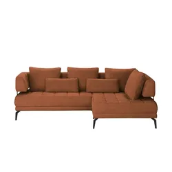 Twist Ecksofa  Giotto ¦ kupfer ¦ Maße (cm): B: 242 H: 85 T: 176.0