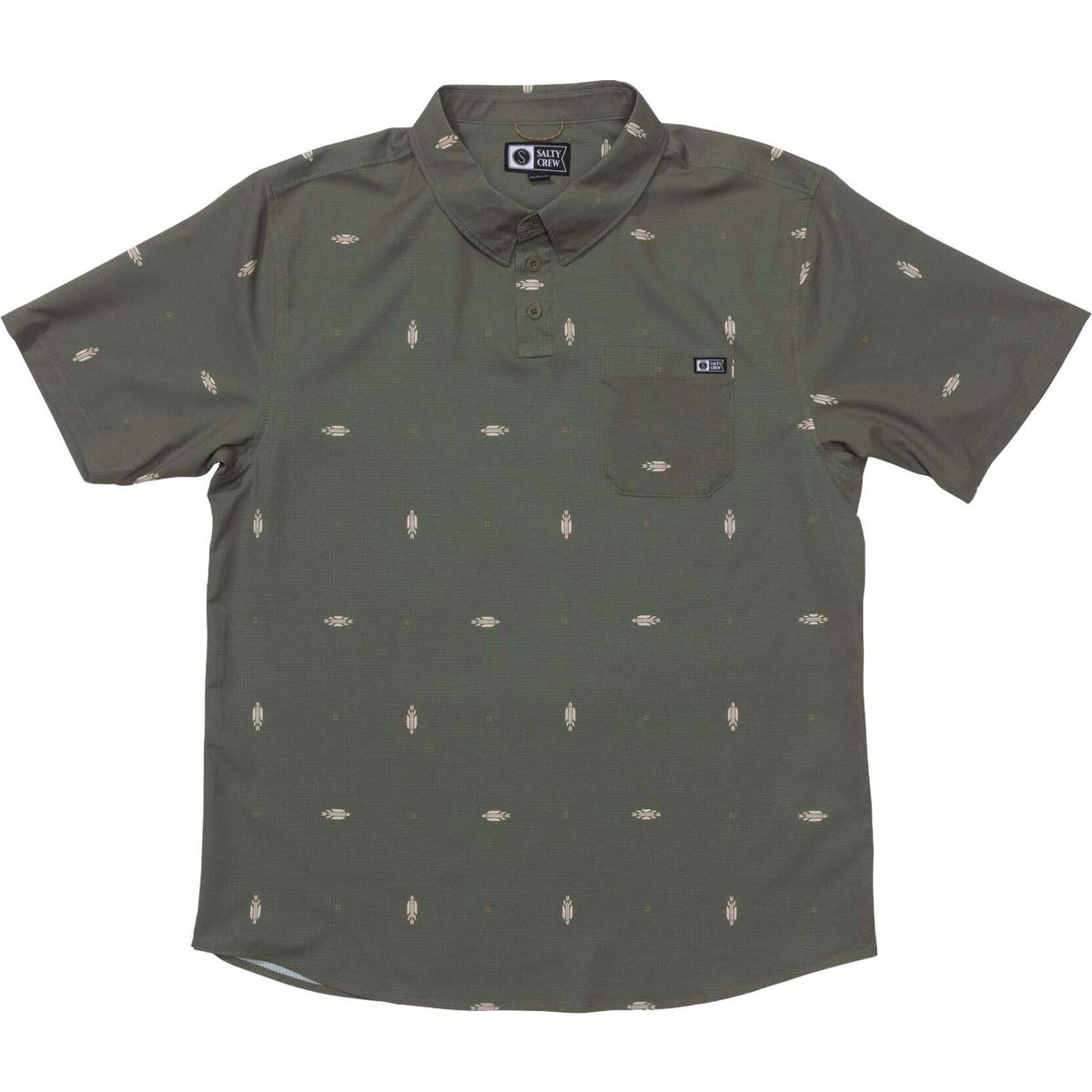 Salty Crew Breezer Perf Polo olive (OLIVE) XL 21035160-OLIVE-XL