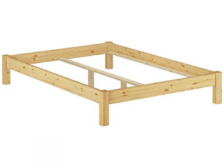 Erst-Holz®Bettgestell ohne Kopfteil 140 x 200 Kiefer-Massivholz