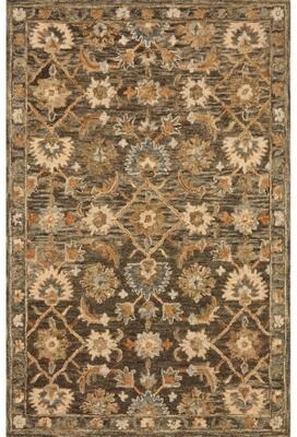 Alexander Home Madaline Hand-Hooked 100% Wool Victorian Rug
