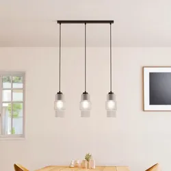 HOME DELUXE Hängeleuchte aus Glas YUKI - Transparent