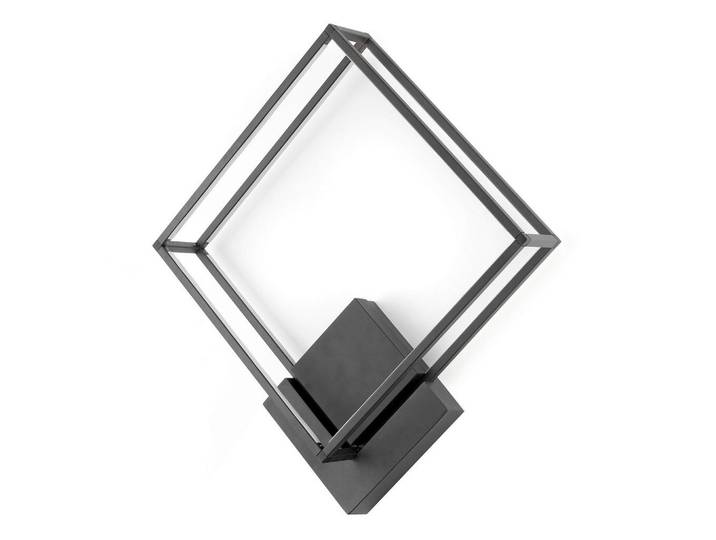 Led-Deckenleuchte Ping, Schwarz, Metall, 45x13x45 cm, Eec, ohne Chemie, Lampen & Leuchten, LED Beleuchtung, LED-Deckenleuchten