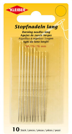 Kleiber Stopfnadeln, Stärke: 0,8–1,3 mm, Länge: 66–76 mm, 10 Stück