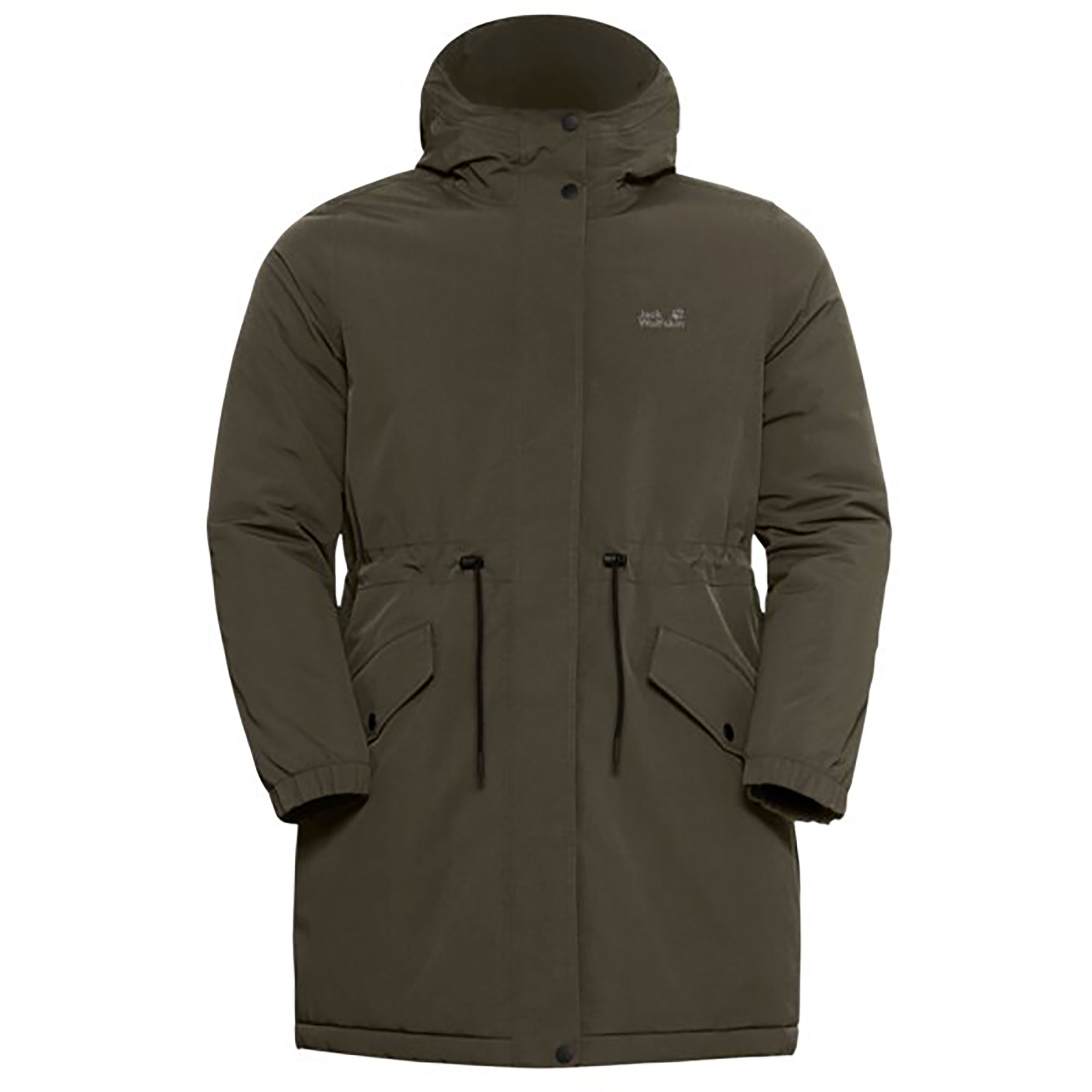 Jack Wolfskin Chilly Frost Parka Damen Winterjacke oliv Größe XL Lifestyle Wasserabweisend Wasserabweisend