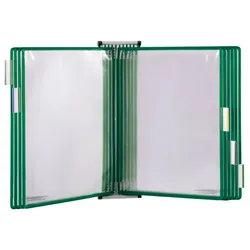 Wandhalterset mit 10 Taschen, grün
