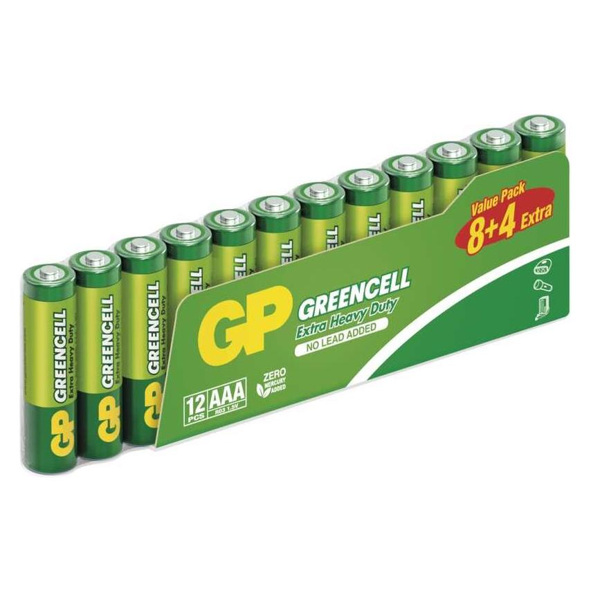 GP Batteries GP B1210F Greencell AAA (R03) (12 Stk., AAA) (B1210F)