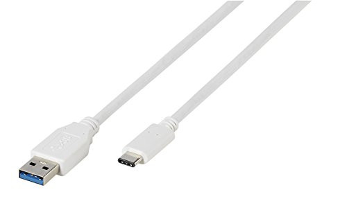 Vivanco Adapterkabel USB Type C naar USB 3.0 Type A, wit, 1 m