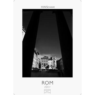 Rom schwarz-weiss Kalender 2027 – Wandkalender | Fotokalender Italien 59x42cm Grosses Format - . mit Historischen Motiven - Perfekt für Kunst,