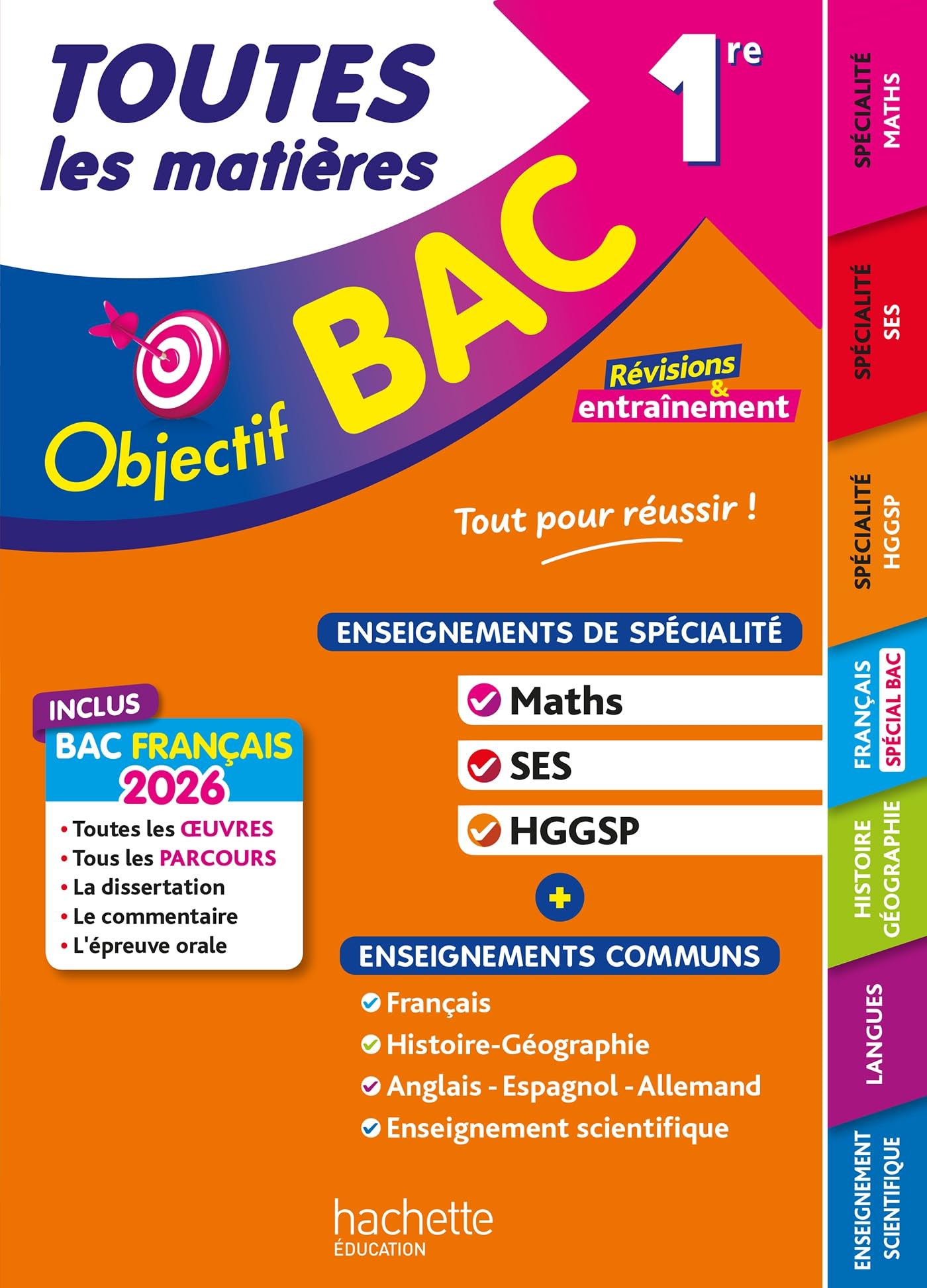 Lisle, Isabelle de - Toutes les matières 1re, enseignements de spécialité maths, SES, HGGSP + enseignements communs : révisions & entraînement - Preis vom 11.10.2026 15:43:13 h