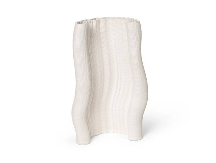 Ferm Living Vase Moire 19x30 cm Blanc cassé