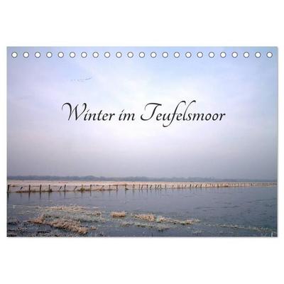 Winter im Teufelsmoor (Tischkalender 2027 DIN A5 quer), CALVENDO Monatskalender