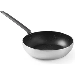 Hendi Nonstick-Wok, Pfanne + Kochtopf, Silber