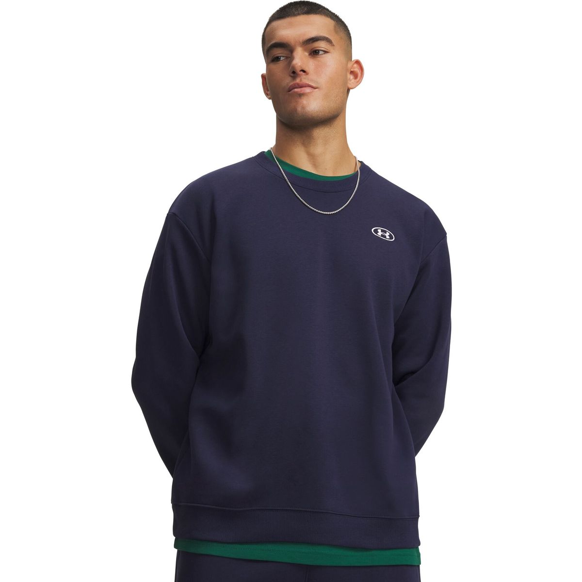 Under Armour Rival Fleece Crew blue white (410) XXL 6013447-410-XXL