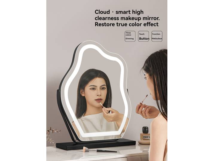 Nuages True HD LED maquillage miroir bureau chambre à coucher intelligente maison forme simple avec des lumières