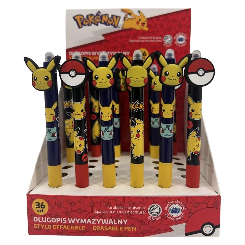 Magni Radierbare Stifte Pokémon 0,5mm blau 3fach sortiert (70438)