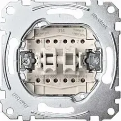 Merten Doppelwechselschalter-Eins 1-polig10AX 250V AC MEG3126-0000