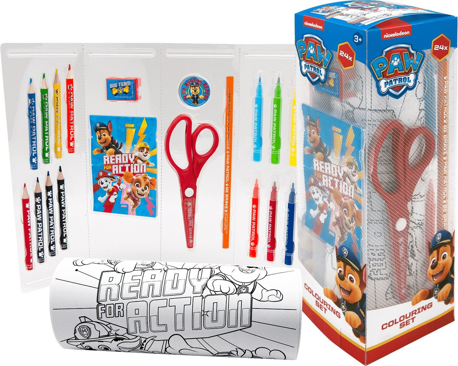 Paw Patrol Creatieve Toren, 24-delig, met schrijf- en tekengereedschap