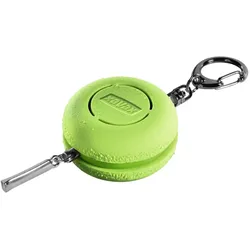 Xavax Mobile Alarmsirene Macaron, mit Schlüsselanhänger, Grün