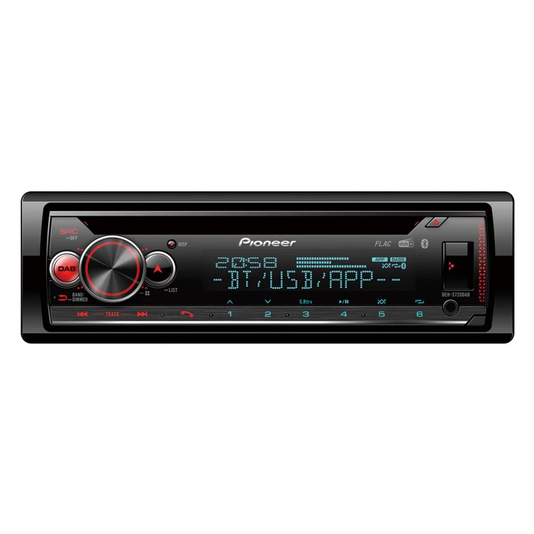 Pioneer DEH-S720DAB mit Antenne (Android Auto, Apple Carplay) (DEH-S720DAB-AN)
