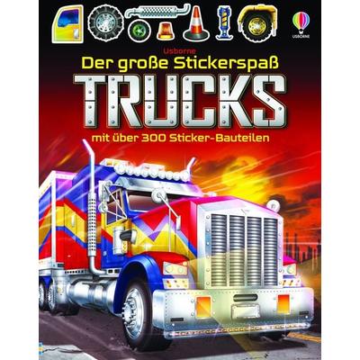 Der große Stickerspaß: Trucks, Taschenbuch von , Usborne, 978-1-03-570364-7