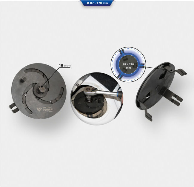 Brilliant Tools Clés universelle pour trappe de réservoir (BT536006)