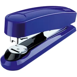 Novus, Heftgerät, Heftgerät B4FC mit Flat-Clinch-Technik mit Heftklammern 24/6 (Blister) blau (50 Blätter)
