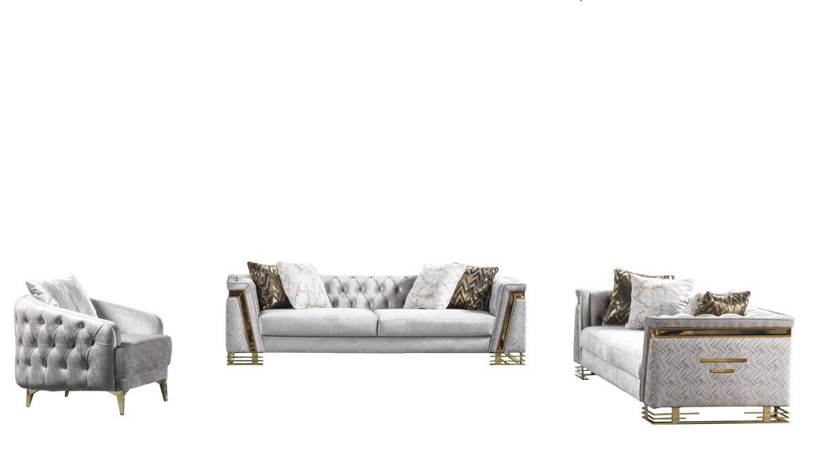 Moderne loungebank set voor de woonkamer