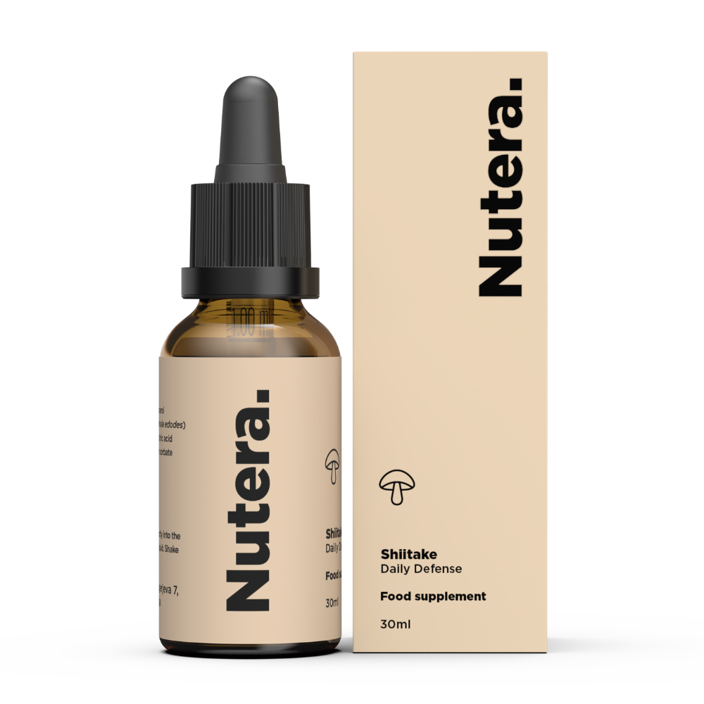 Nutera Shiitake Extract Daily Defense Food Supplement 30mL