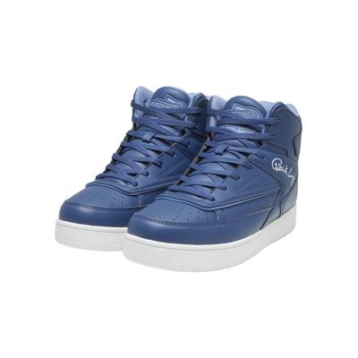Trainingsschuh EWING "Ewing Rebound by EWING 33 HI Non Strap", Damen, Gr. 10, blau (navy, weiß), Leder, Schuhe