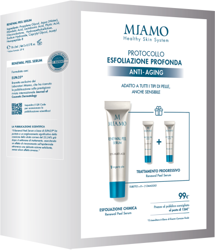 Miamo Renewal Peel Serum 8 x 5ml + 2 x 5ml in Omaggio