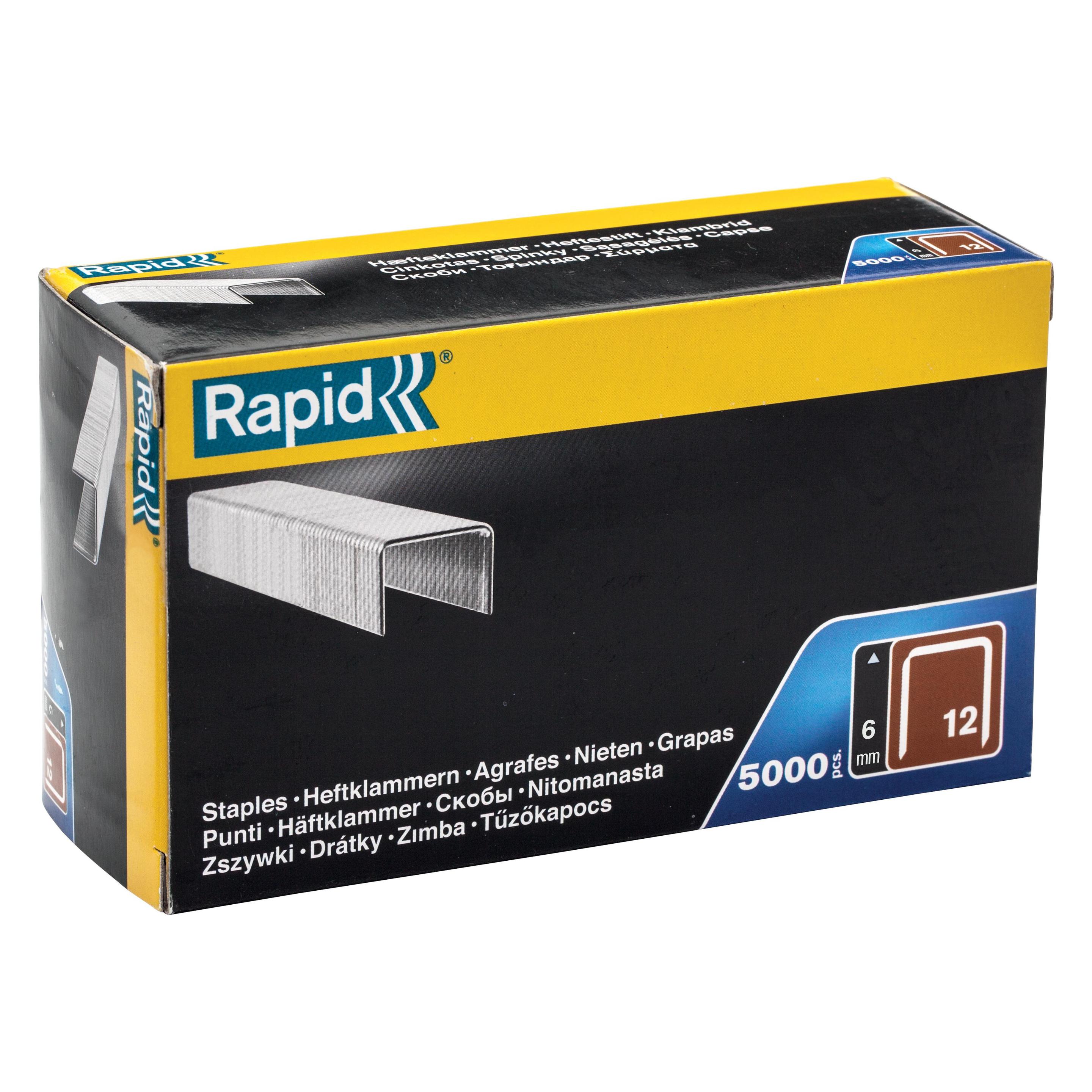 Rapid Typ 12 Flachdrahtklammer 6 mm (5000x) (40100517)