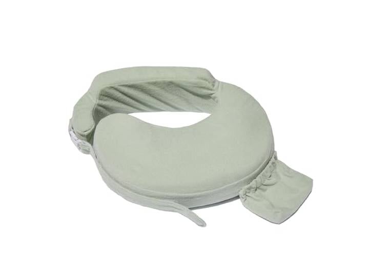 My Brest Friend Stillkissen – Deluxe – verbesserter Komfort mit Slipcover – ergonomisches Stillkissen für ultimative Unterstützung für Mama und Baby – verstellbares Kissen mit praktischer Seitentasche
