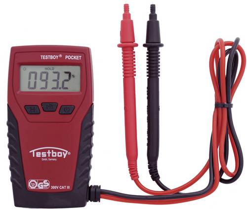 Testboy TB Pocket Hand-Multimeter digital CAT III 300V Anzeige (Counts): 2000