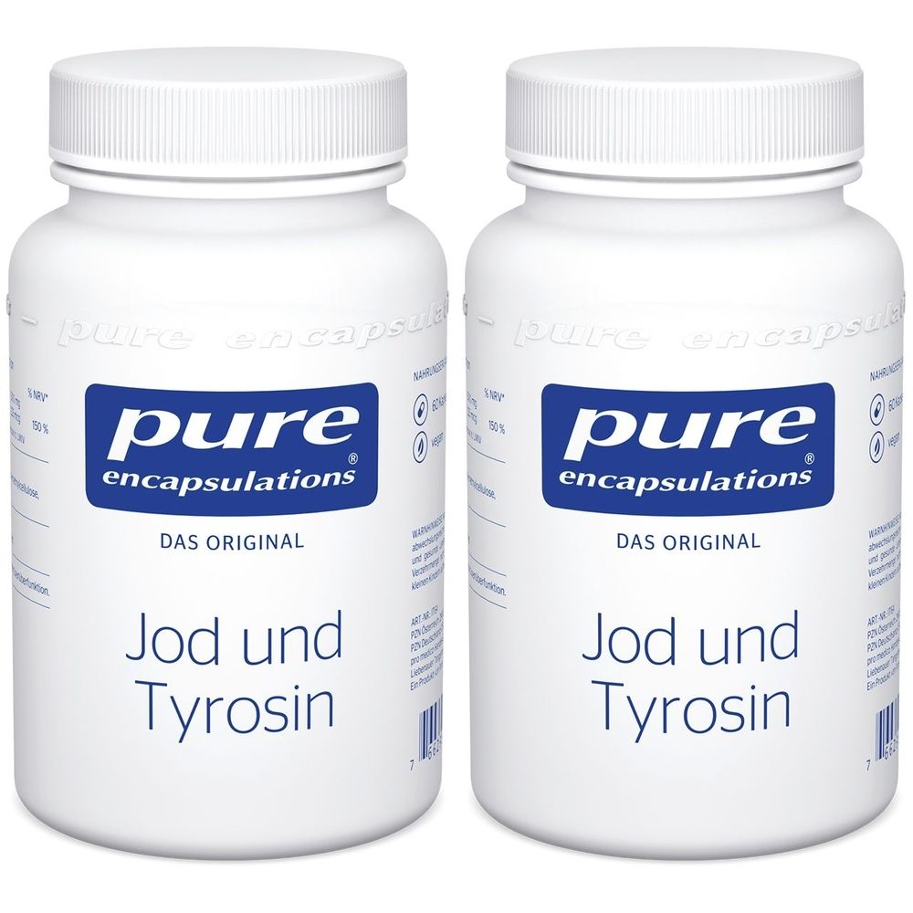 Pure Encap JOD UND Tyrosin x2 2x60 St Kapseln