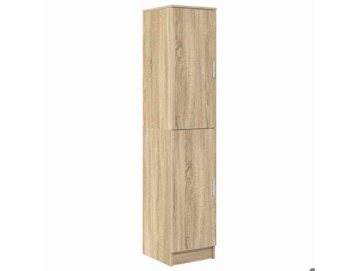 Décoratif - Meuble de salon - Haut Armoire - Vidaxl - multi-rangement - Buffet haut Chêne Sonoma 35x39x168 cm 213541